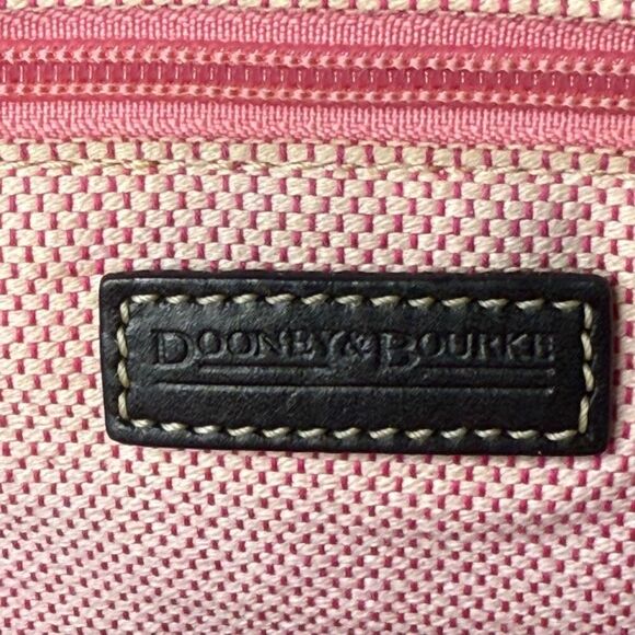 Dooney & Bourke Signature DB Canvas Satchel Tote Monogram Large Tote - Picture 13 of 15